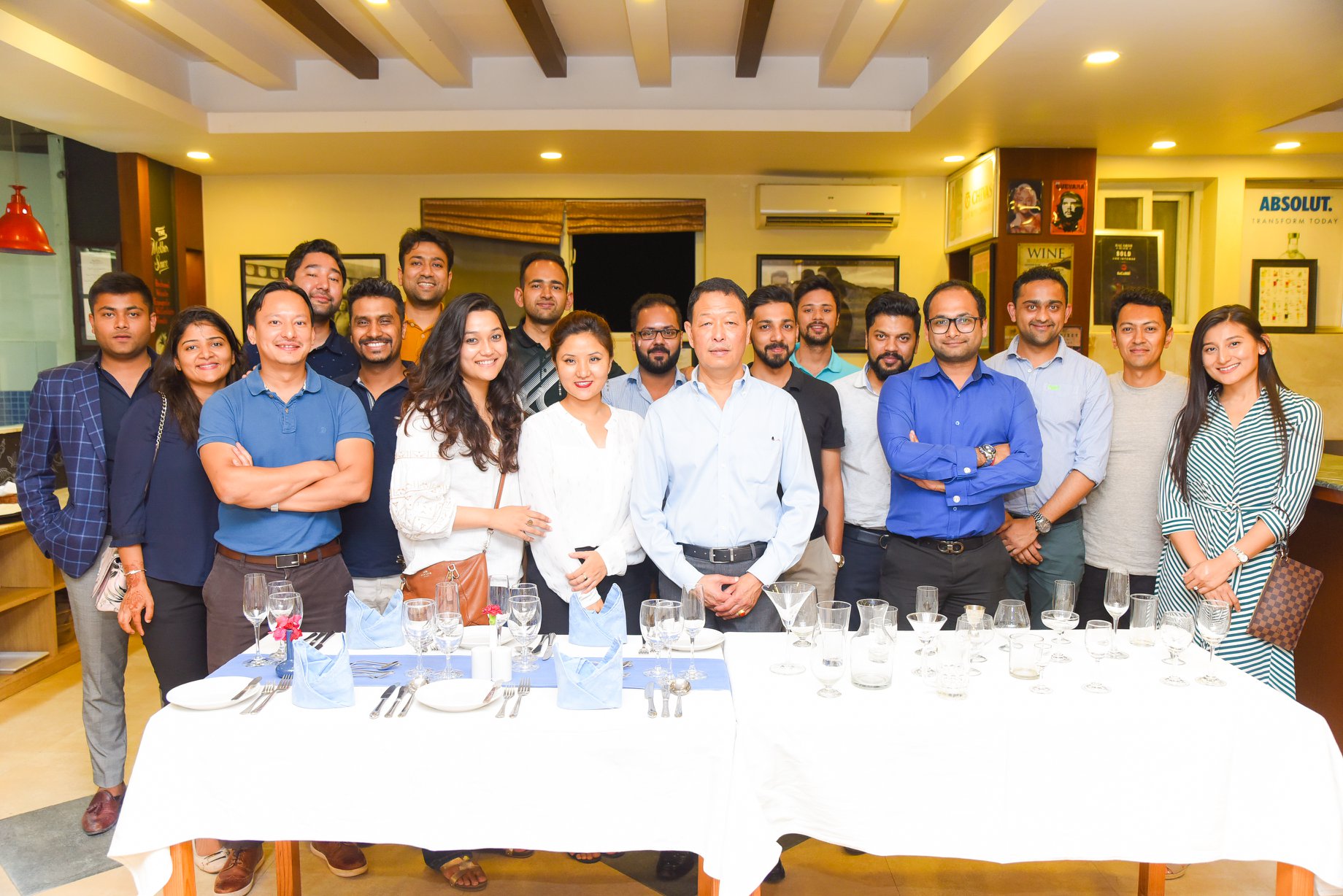 Dinning etiquette class for Confederation of Nepalese Industries Young Entrepreneurs Forum.