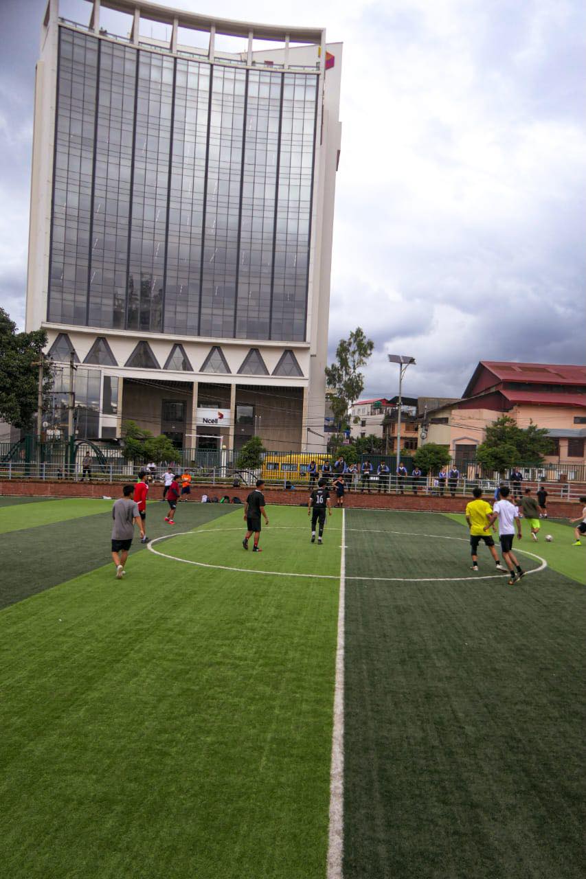 Futsal fun at Lainchaur ground