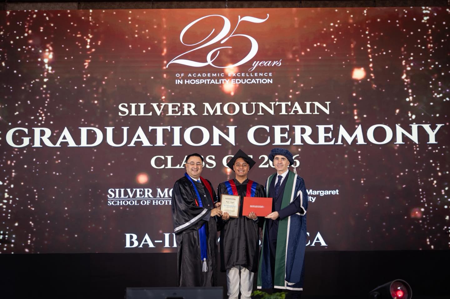 A well-deserved recognition at our 20th Graduation Ceremony.