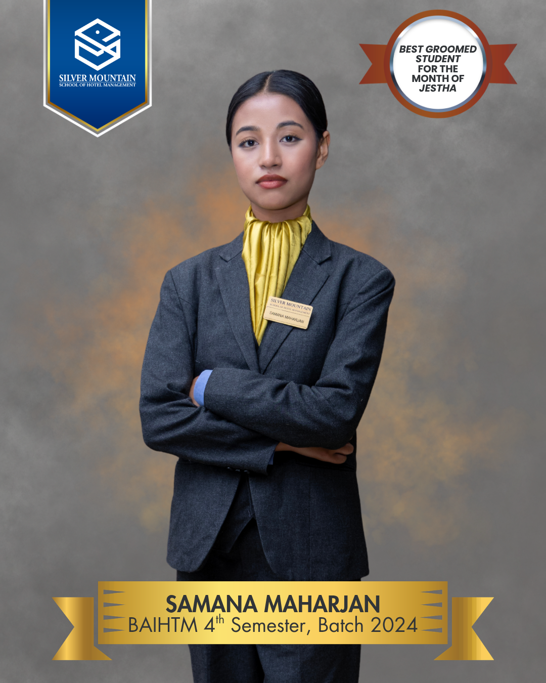 Best Groomed Student For The Month Of Jestha